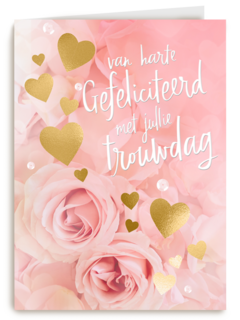 Van harte gefeliciteerd met jullie trouwdag