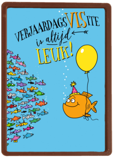 verjaardagskaart verjaardagsvisite is altijd leuk