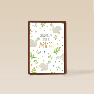 Duiven gefeliciteerd met vormsel