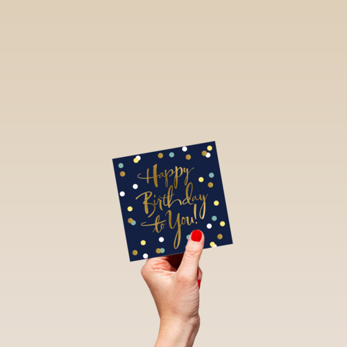 happy birthday classic confetti