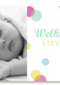 fotokaart welkom lieve kleine
