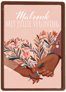 Verlovingskaart mabrouk met jullie verloving
