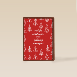 Kerstkaart hip Vrolijke kerstdagen en een gelukkig nieuwjaar