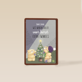 kerstkaart wij wensen jullie voor kerst extra twinkels