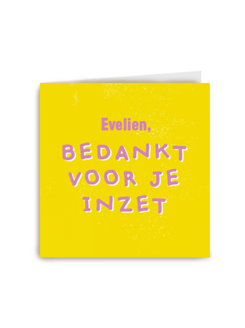 goede inzet