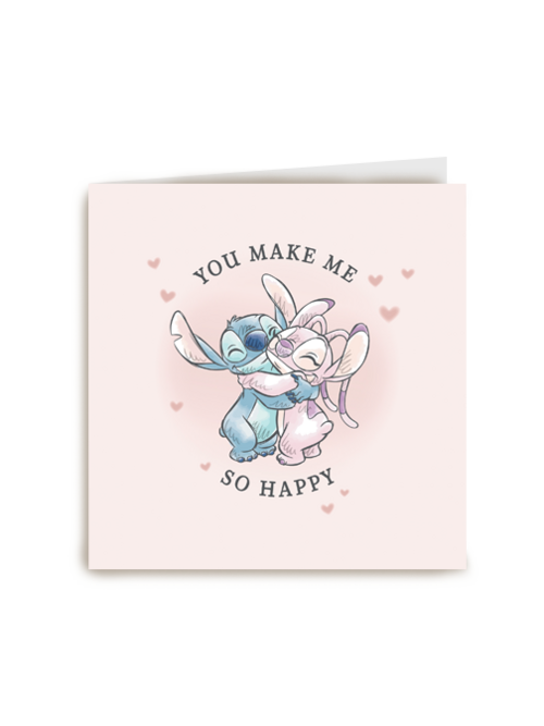 You Make Me So Happy Stitch Angel