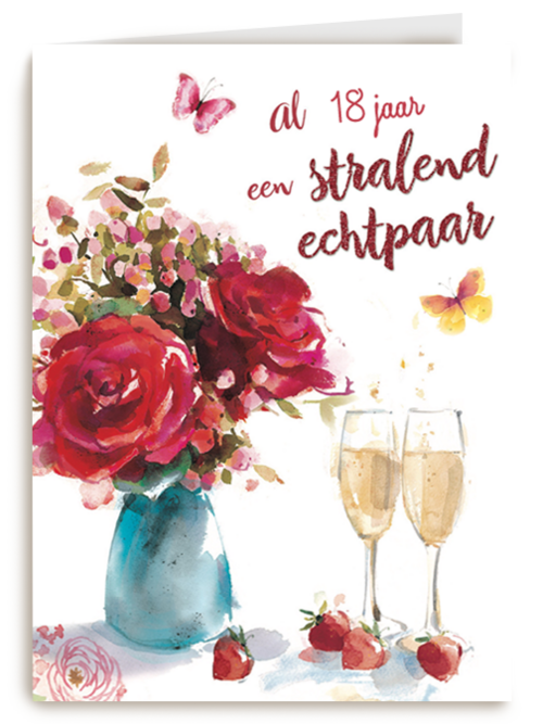 huwelijksjubileum al zoveel jaar een stralend echtpaar