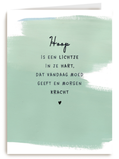 sterkte hoop is een lichtje in je hart