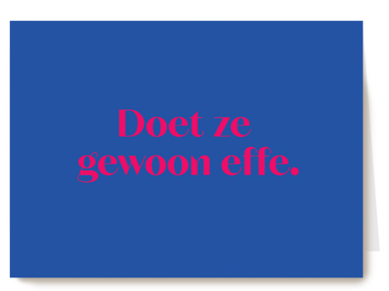 andC Doet ze gewoon effe