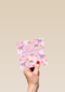 Verjaardagskaart roze met unicorns