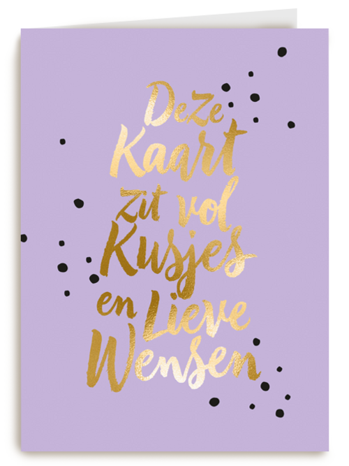 liefdeskaart deze kaart zit vol kusjes