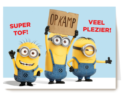 minions op kamp