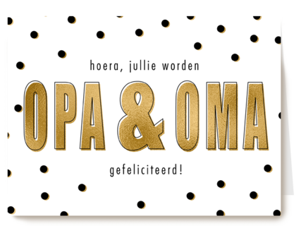 zwangerschap kleinkind hoera jullie worden opa en oma