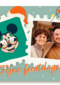 fijne kerstdagen fotokaart mickey