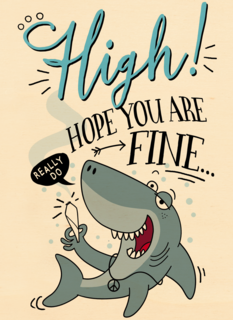 zomaar kaart high hope you are fine