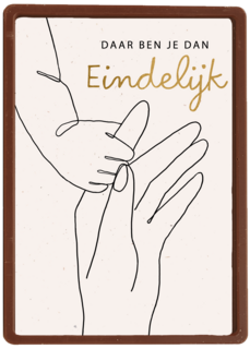 Daar ben je dan eindelijk