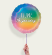 Ballon Fijne Verjaardag Multi