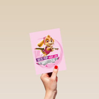 Paw Patrol deze pup komt jou feliciteren