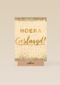 geslaagd kaart hoera geslaagd gouden letters
