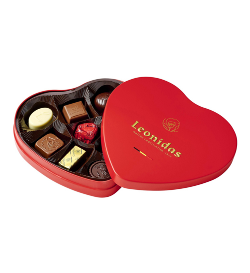 Leonidas Chocolade Bonbons Hartendoos 9 stuks