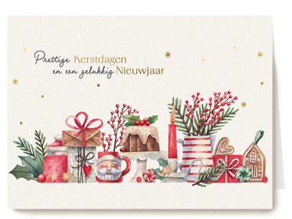 Kerstmis Tafel Met Lekkernijen