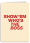 goed gedaan kaart andc show them who is boss