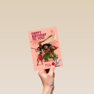 Disney Vaiana Happy Birthday To You