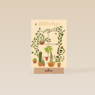 Beterschap kaart planten en bijtjes