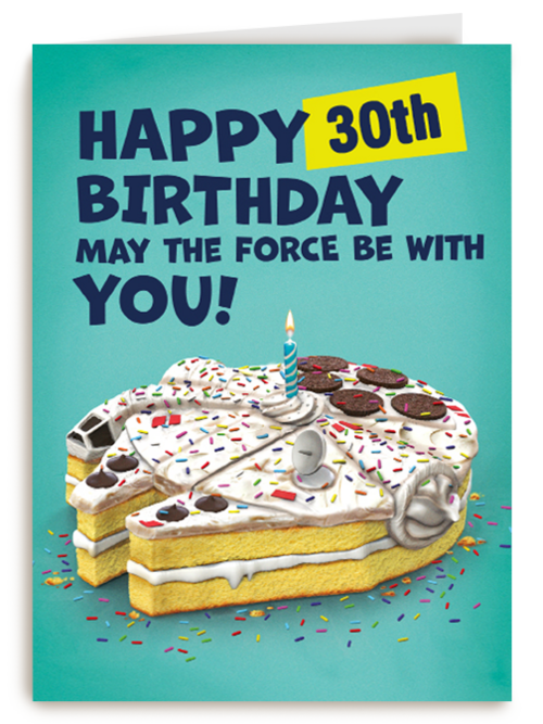 Millenium Falcon cake Star Wars