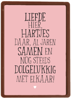 al jaren samen en nogsteeds dolgelukkig kaart