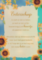 Beterschapskaart zonnebloemen More than words