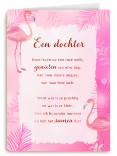 Baby kaart Dochter More than words