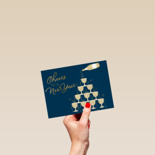 cheers to a new year with campagne