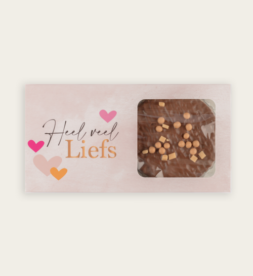 Heel Veel Liefs Stroopwafels Melk Zeezout Fudge 4 stuks