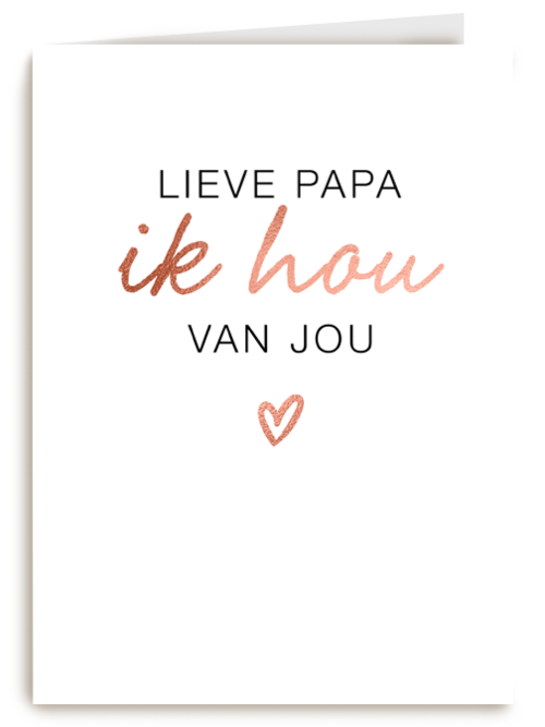 vaderdag kaart hip lieve papa ik hou van jou