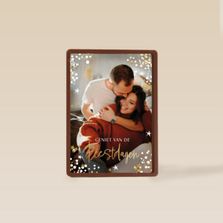 Geniet van de feestdagen foto kaart