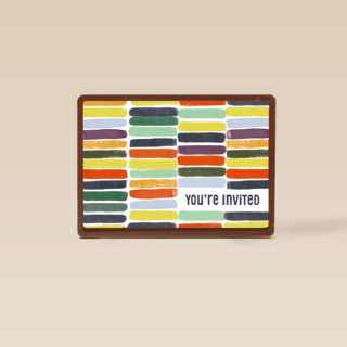 You&sbquo;&Auml;&ocirc;re Invited Kleurrijke Strepen