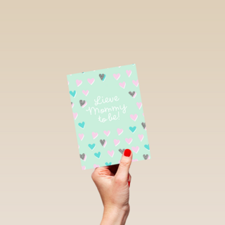 moederdag kaart lieve mommy to be