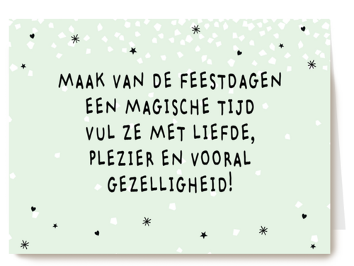 maak van de feestdagen een magische tijd
