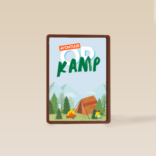 Sporta avontuur op kamp kaart