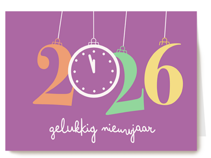 Nieuwjaar 2026 Gelukkig nieuwjaar