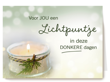 een lichtpuntje in deze donkere dagen