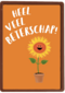 heel veel beterschap zingt de zonnebloem