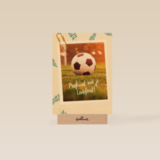 Proficiat met je Lentefeest voetbal