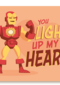 Ironman kaart you light up my heart