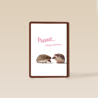 egels praten met elkaar