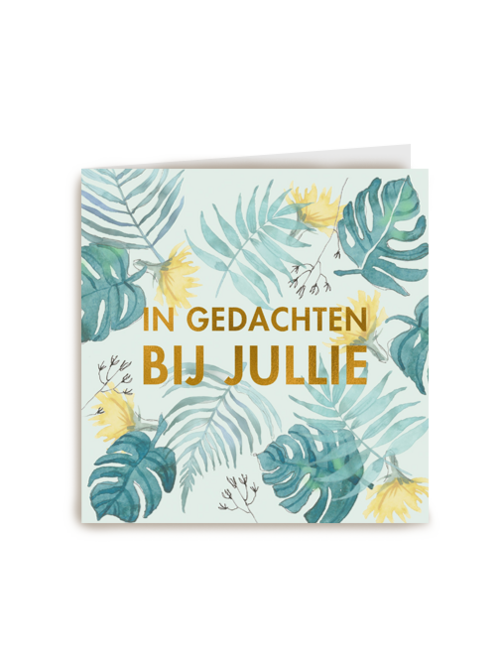 bladeren in gedachten bij jullie