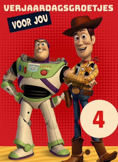 Toy Story verjaardagsgroetjes Buzz en Woody