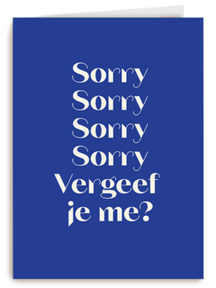AndC Sorry vergeef je me