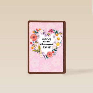 moederdag kaart klassiek superblij met een schoonmoeder zoals jij